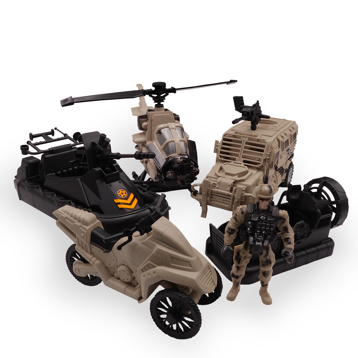 Miniatura 3 de Set Vehiculos Militares X5 HW-M223-8